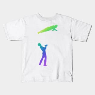 A mixed pair doing a twisting layout off Kids T-Shirt